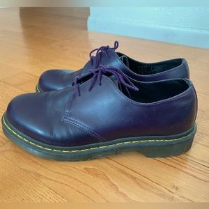 Dr. Martens purple oxfords